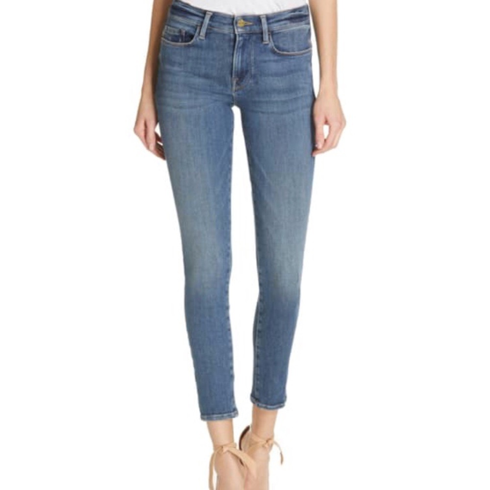 Frame Jeans Le Skinny de Jeanne Ankle Jean in Maje Sz 24